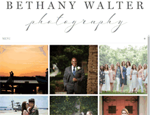 Tablet Screenshot of bethanywalterphotography.com